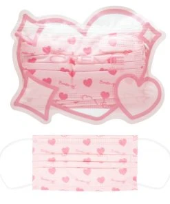 The Crème Shop 3-Ply Protective Face Mask - Heart's Content (Disposable) New Arrivals