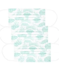 The Crème Shop 3-Ply Protective Face Mask - Leaf Me Alone (Disposable)