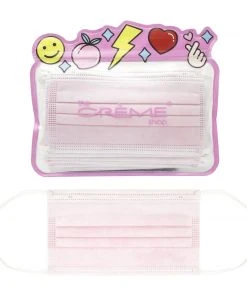 The Crème Shop New Arrivals 3-Ply Protective Face Mask - Pink (Disposable)