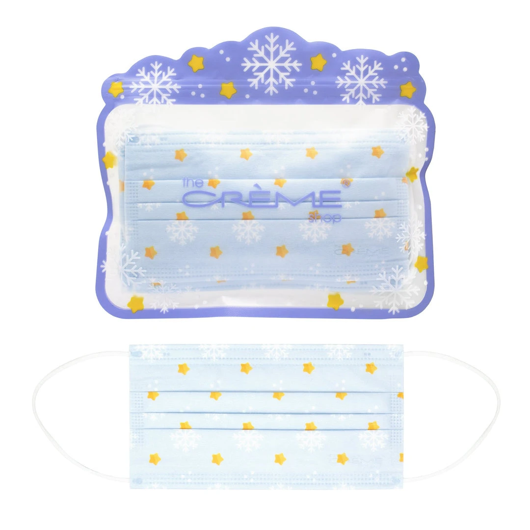 The Crème Shop 3-Ply Protective Face Mask - Snowfall (Disposable) 2 The Crème Shop 3-Ply Protective Face Mask - Snowfall (Disposable)