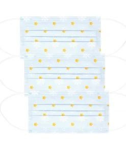 The Crème Shop 3-Ply Protective Face Mask - Snowfall (Disposable) 8 The Crème Shop 3-Ply Protective Face Mask - Snowfall (Disposable)