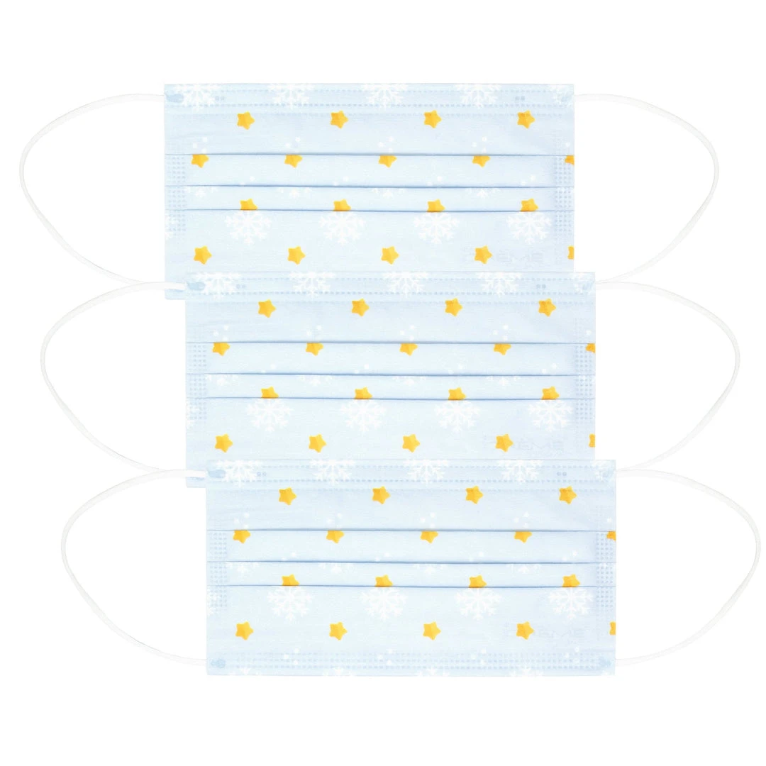 The Crème Shop 3-Ply Protective Face Mask - Snowfall (Disposable) 4 The Crème Shop 3-Ply Protective Face Mask - Snowfall (Disposable)