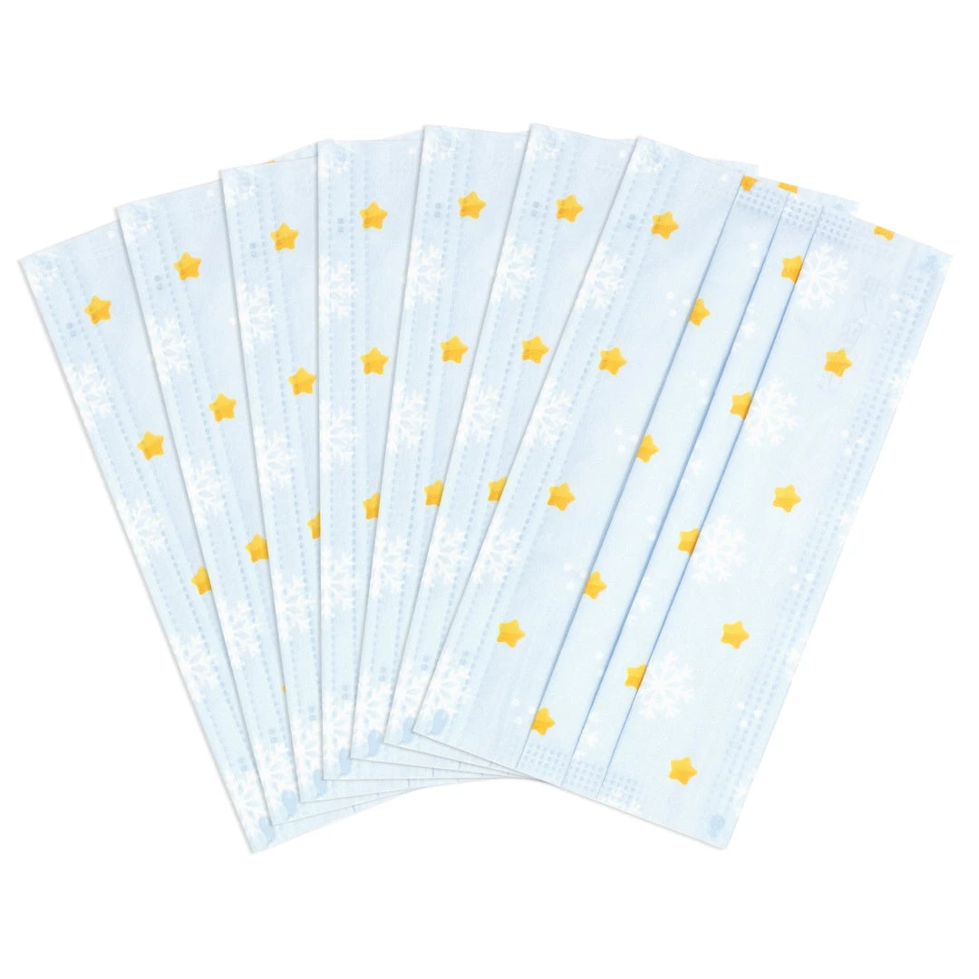 The Crème Shop 3-Ply Protective Face Mask - Snowfall (Disposable) 5 The Crème Shop 3-Ply Protective Face Mask - Snowfall (Disposable)