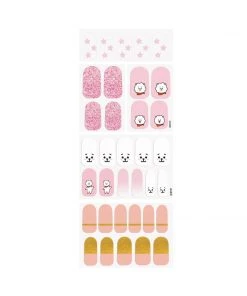 The Crème Shop X BT21 New Arrivals The Crème Shop | BT21: RJ Blush Gel Nail Strips (Set Of 35)