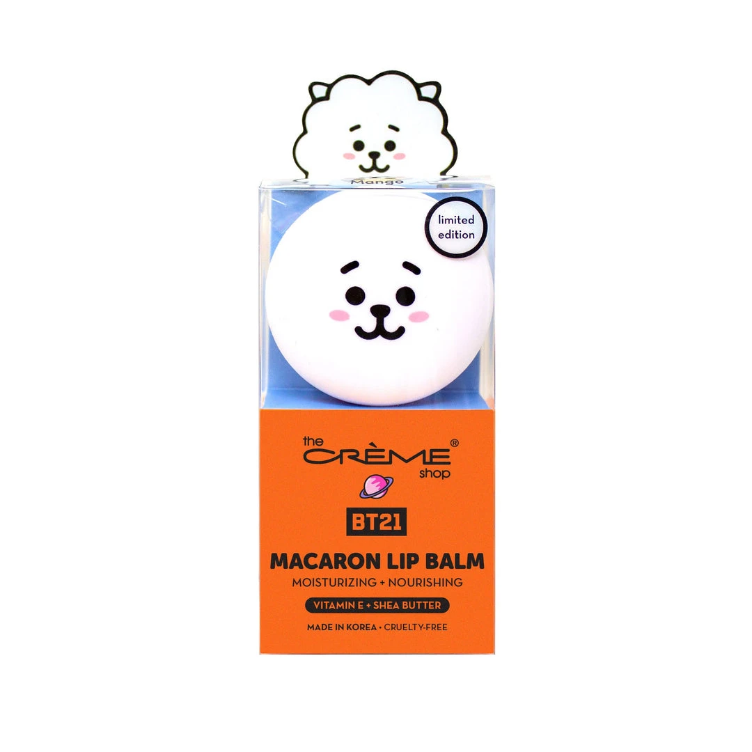 The Crème Shop X BT21 RJ Macaron Lip Balm - Mango New Arrivals 2 The Crème Shop X BT21 RJ Macaron Lip Balm - Mango New Arrivals