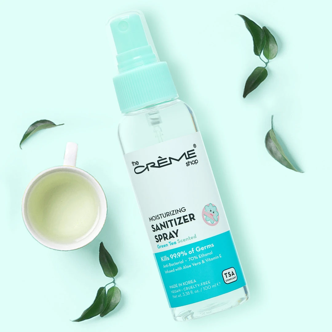 The Crème Shop Sanitizer Spray | Green Tea Scented 1 The Crème Shop Sanitizer Spray | Green Tea Scented