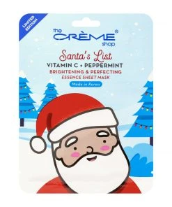 The Crème Shop Santa’s List - Vitamin C + Peppermint Sheet Mask