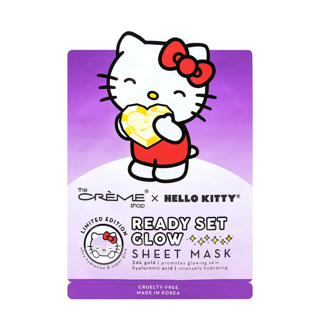 The Crème Shop X Sanrio Collabs Hello Kitty Ready Set Glow Sheet Mask 1 The Crème Shop X Sanrio Collabs Hello Kitty Ready Set Glow Sheet Mask