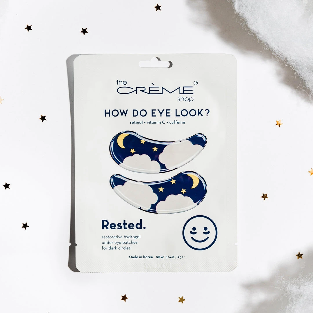 The Crème Shop How Do Eye Look? - Rested Under Eye Patches For Dark Circles Best Sellers The Crème Shop How Do Eye Look? - Rested Under Eye Patches For Dark Circles Best Sellers