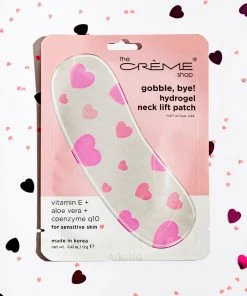 The Crème Shop Skincare Gobble, Bye! Hydrogel Neck Lift Patch - Vitamin E + Aloe Vera + Coenzyme Q10 For Sensitive Skin