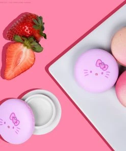The Crème Shop X Sanrio The Crème Shop X Hello Kitty Macaron Lip Balm - Strawberry Rose Latte