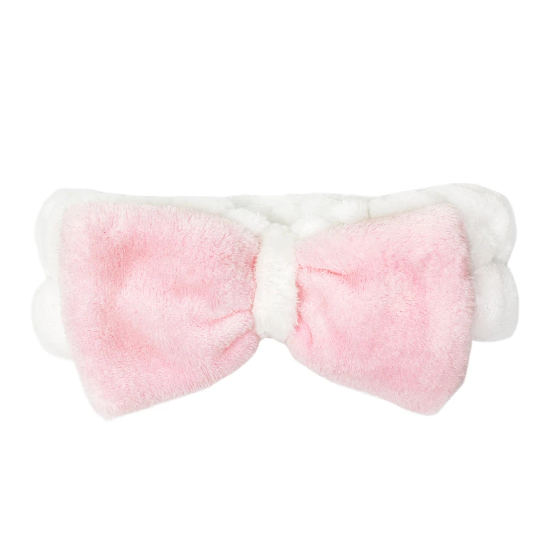The Crème Shop Body & Spa Pink & White Spa Teddy Headyband™ | Cruelty-Free & Vegan 1 The Crème Shop Body & Spa Pink & White Spa Teddy Headyband™ | Cruelty-Free & Vegan