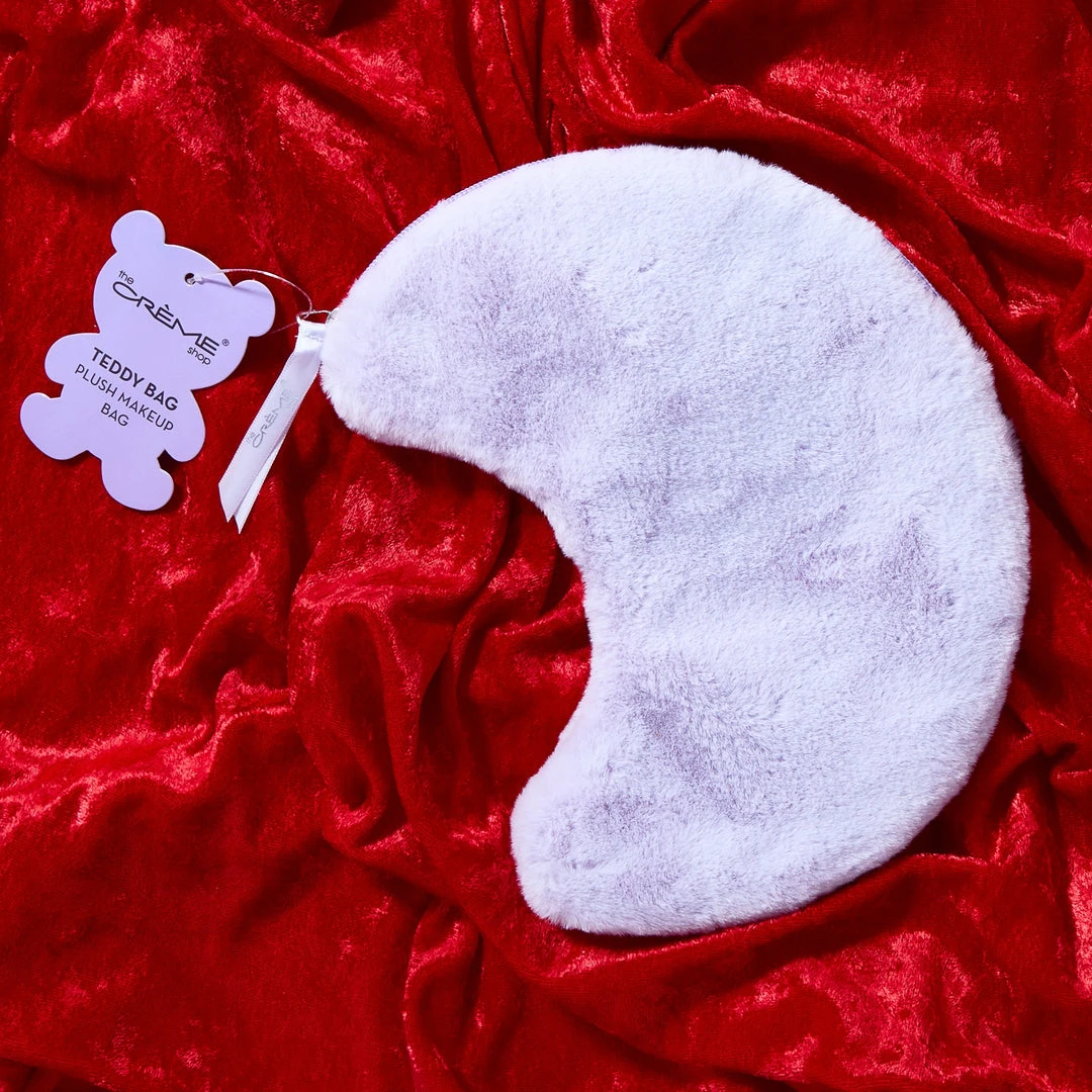 The Crème Shop Teddy Bag Plush Makeup Pouch - Over The Moon 2 The Crème Shop Teddy Bag Plush Makeup Pouch - Over The Moon