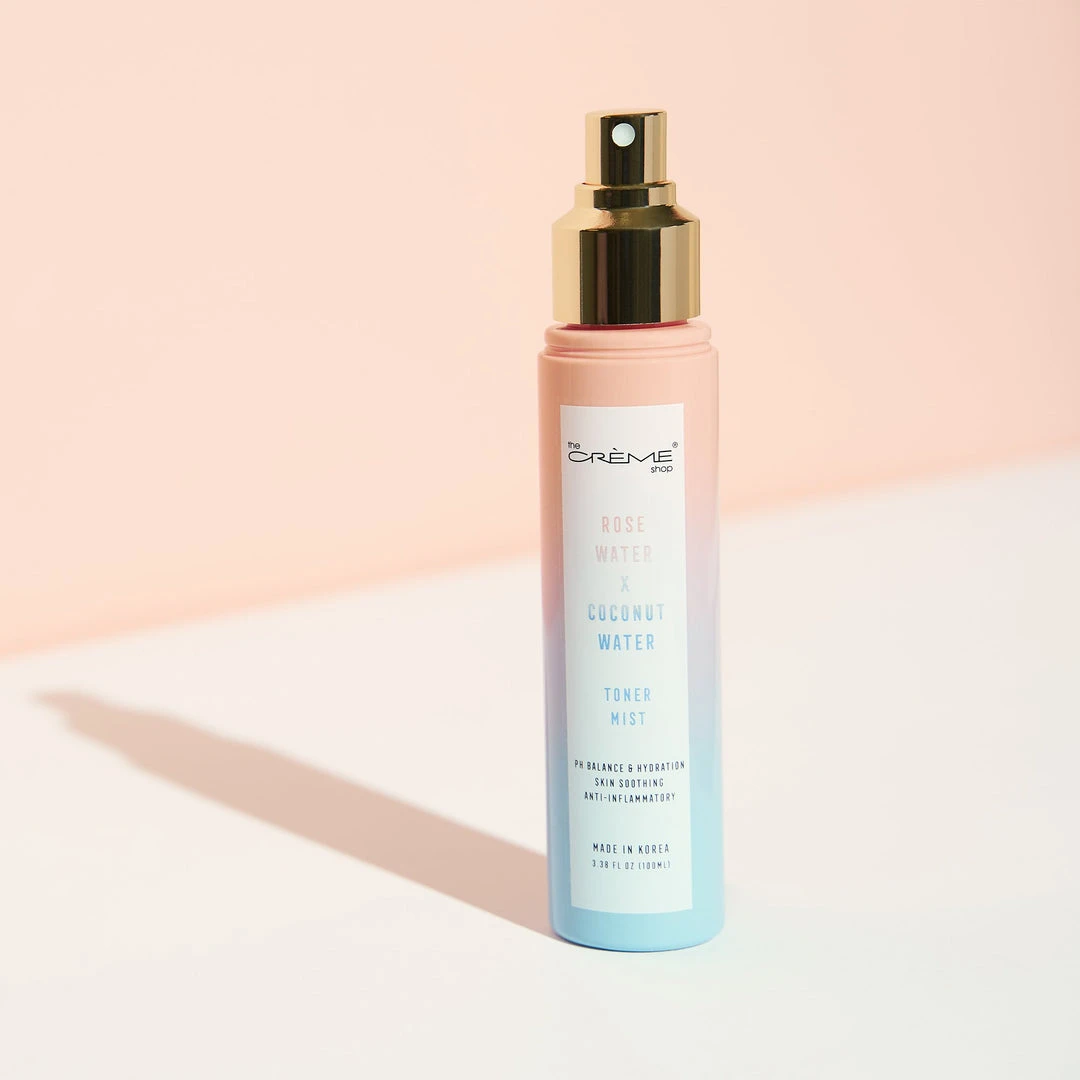 The Crème Shop Toner Mist - Rose Water X Coconut Water Toners 1 The Crème Shop Toner Mist - Rose Water X Coconut Water Toners