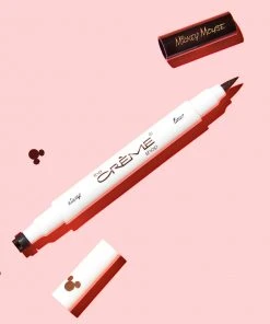 The Crème Shop X Disney New Arrivals The Crème Shop | Disney: Dual-Ended Eyeliner & Mickey Shaped Freckle Stamp (Brown)