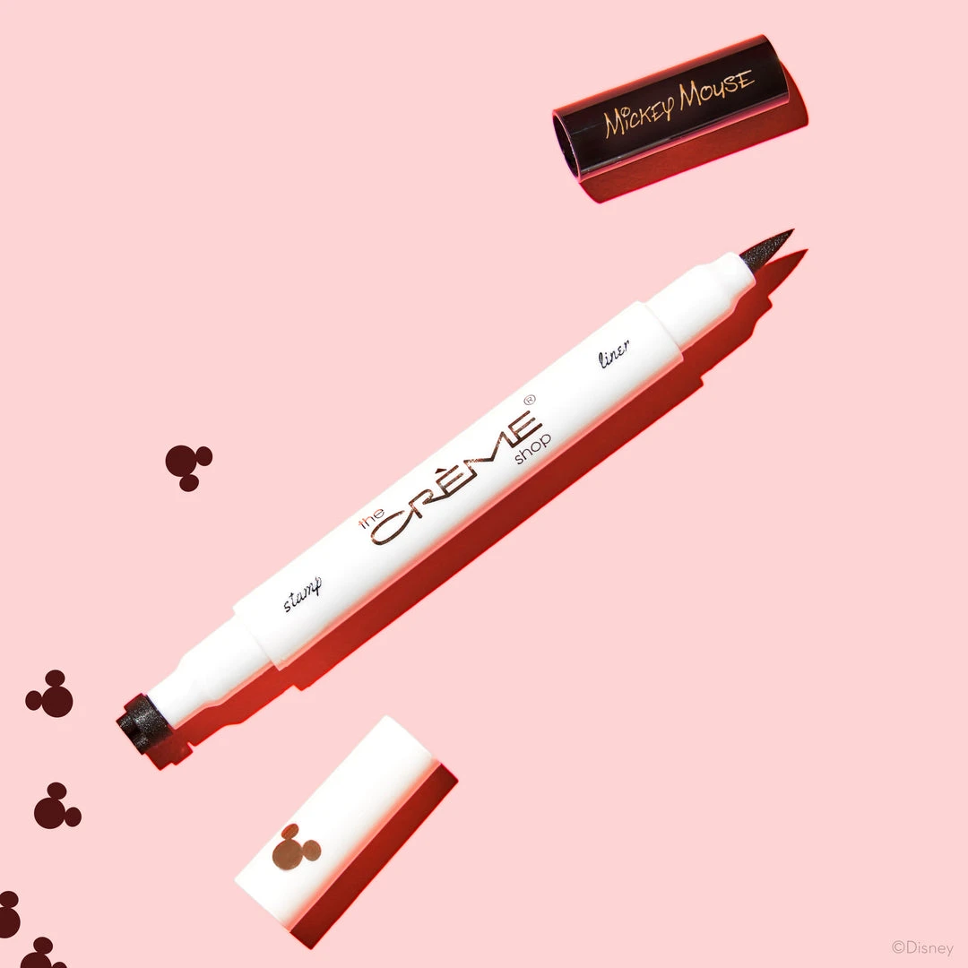 The Crème Shop X Disney New Arrivals The Crème Shop | Disney: Dual-Ended Eyeliner & Mickey Shaped Freckle Stamp (Brown) 1 The Crème Shop X Disney New Arrivals The Crème Shop | Disney: Dual-Ended Eyeliner & Mickey Shaped Freckle Stamp (Brown)