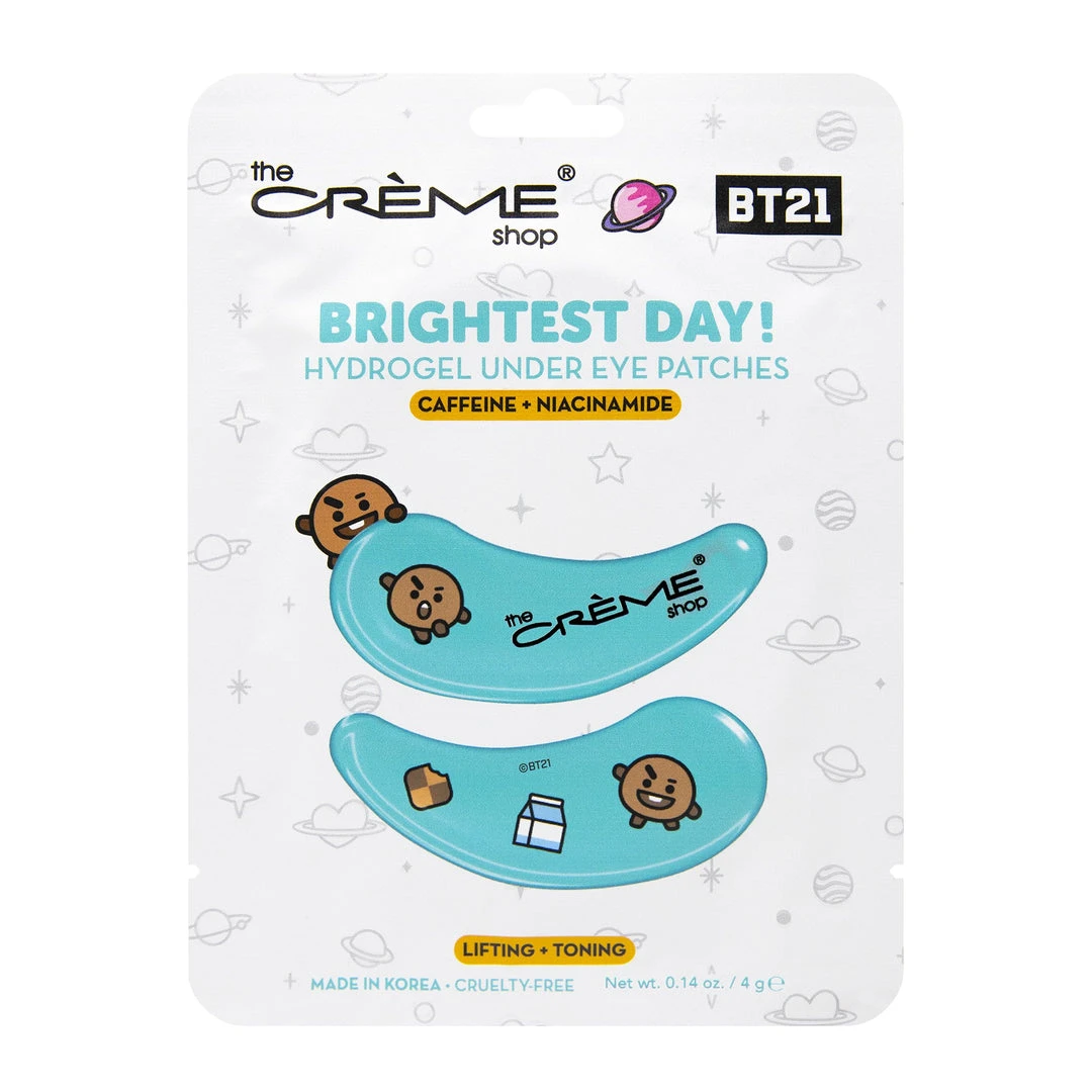 The Crème Shop X BT21 “Brightest Day!” SHOOKY Hydrogel Under Eye Patches | Lifting & Toning 4 The Crème Shop X BT21 “Brightest Day!” SHOOKY Hydrogel Under Eye Patches | Lifting & Toning