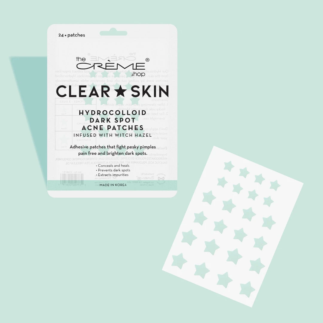 The Crème Shop Clear ★ Skin - Hydrocolloid Dark Spot Acne Patches Infused With Witch Hazel Skincare 1 The Crème Shop Clear ★ Skin - Hydrocolloid Dark Spot Acne Patches Infused With Witch Hazel Skincare