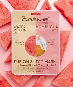 The Crème Shop Watermelon & Kombucha Fusion Sheet Mask