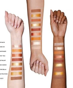The Crème Shop X LINE FRIENDS New Arrivals BROWN’S WARM & TOASTY Eyeshadow Palette | 9 Golden Multi-Finish Shades