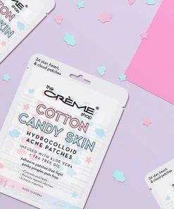 The Crème Shop Cotton Candy Skin - Hydrocolloid Acne Patches | Infused With Aloe Vera + Tea Tree