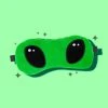 The Crème Shop A-Sleepy Alien Plush Sleep Mask