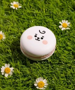 The Crème Shop X BT21 BABY RJ Macaron Lip Balm - Honeydew (Coral Tinted)