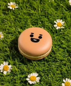 The Crème Shop X BT21 BABY New Arrivals SHOOKY Macaron Lip Balm - Brown Sugar Milk Tea (Mauve Tinted)