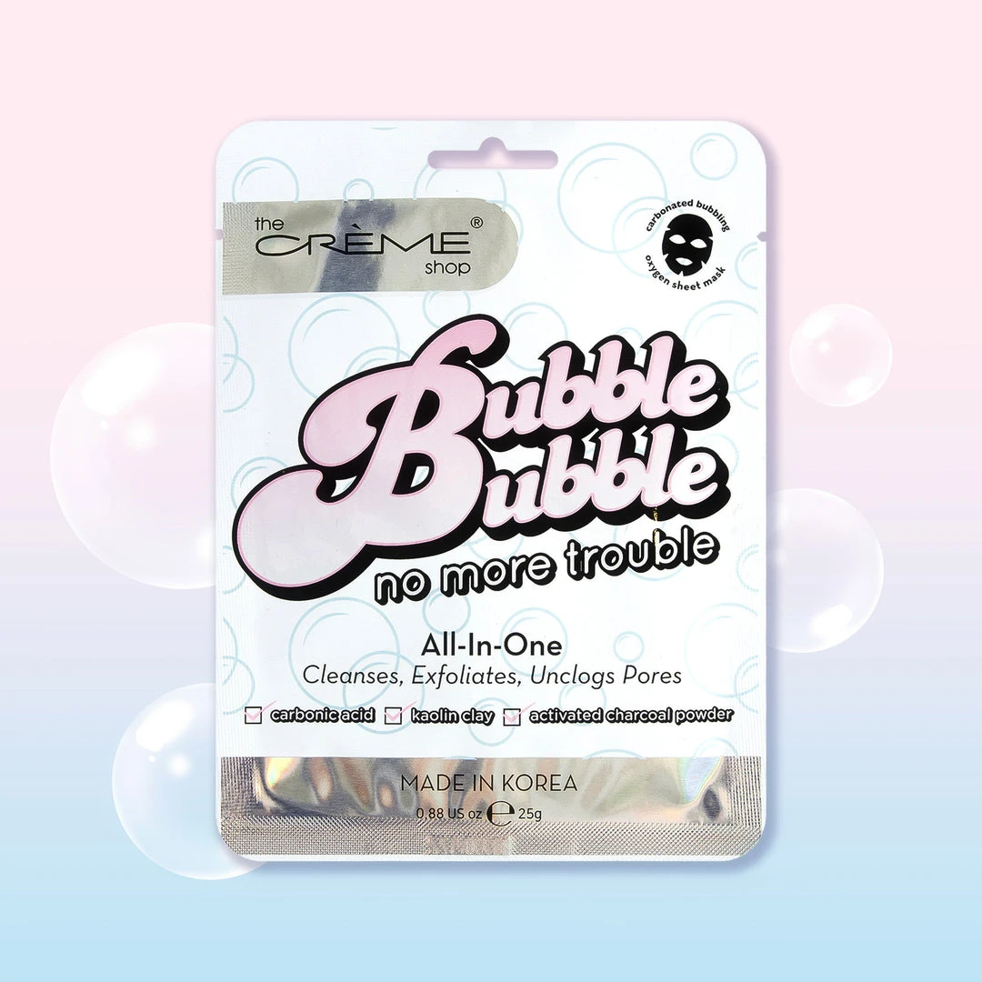 The Crème Shop Bubble Bubble No More Trouble 3-In-1 Sheet Mask 1 The Crème Shop Bubble Bubble No More Trouble 3-In-1 Sheet Mask