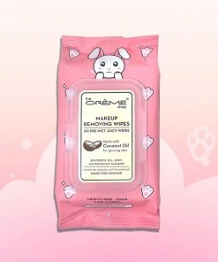 The Crème Shop Juicy Makeup Removing Wipes | Nourishing Coconut Oil (Bunny) New Arrivals