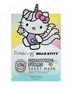 The Crème Shop X Sanrio Hello Kitty Unicorn Shooting Stars Sheet Mask Collabs
