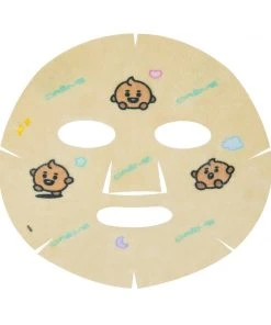 The Crème Shop X BT21 BABY New Arrivals CLEAR Like Baby SHOOKY Printed Essence Sheet Mask (Retinol, Marine Algae, Grape Seed Oil)