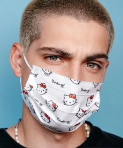 The Crème Shop X Sanrio Hello Kitty 3-Ply Disposable Protective Face Mask | Classic White New Arrivals 12 The Crème Shop X Sanrio Hello Kitty 3-Ply Disposable Protective Face Mask | Classic White New Arrivals