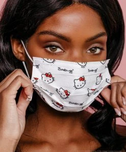 The Crème Shop X Sanrio Hello Kitty 3-Ply Disposable Protective Face Mask | Classic White New Arrivals 13 The Crème Shop X Sanrio Hello Kitty 3-Ply Disposable Protective Face Mask | Classic White New Arrivals
