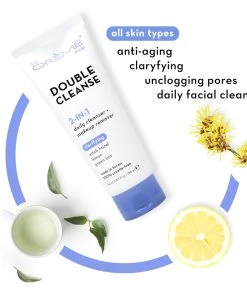 The Crème Shop 2-in-1 Facial Foam | Witch Hazel + Lemon + Green Tea