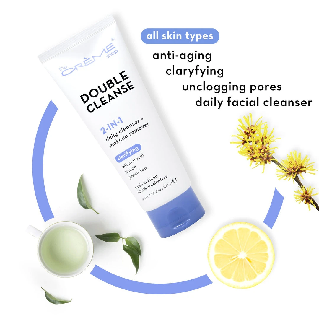 The Crème Shop 2-in-1 Facial Foam | Witch Hazel + Lemon + Green Tea 2 The Crème Shop 2-in-1 Facial Foam | Witch Hazel + Lemon + Green Tea