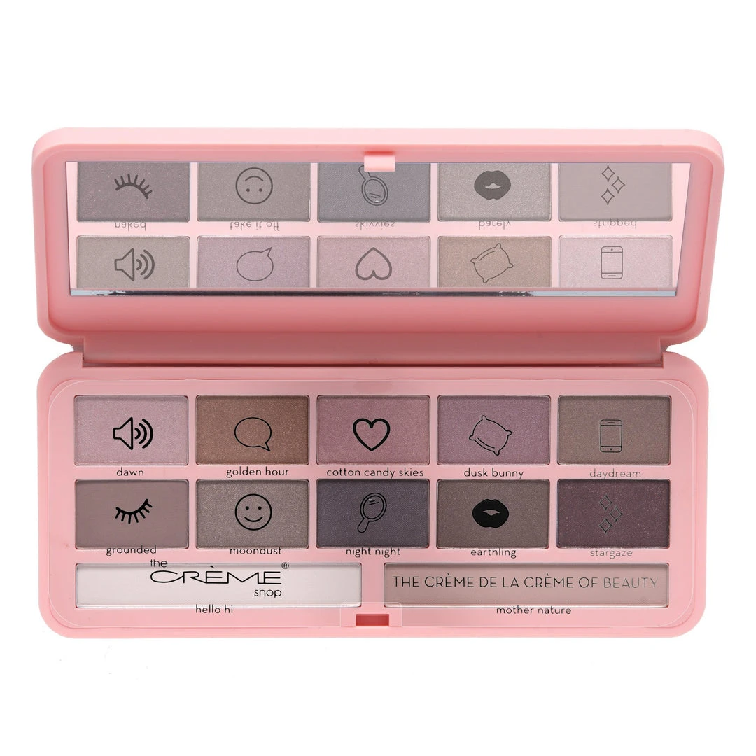 The Crème Shop Makeup "So Shady" Large Eyeshadow Palette All Day Every Day 5 The Crème Shop Makeup "So Shady" Large Eyeshadow Palette All Day Every Day