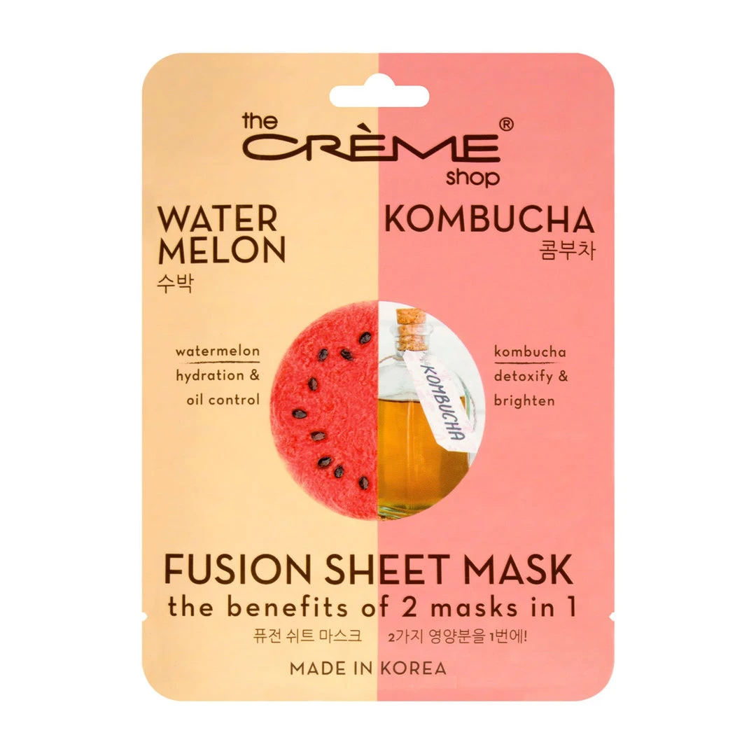 The Crème Shop Watermelon & Kombucha Fusion Sheet Mask 2 The Crème Shop Watermelon & Kombucha Fusion Sheet Mask