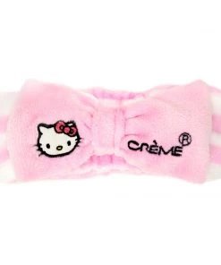 The Crème Shop X Sanrio New Arrivals Hello Kitty Perfect Pink Plush Spa Headyband™ | Cruelty-Free & Vegan