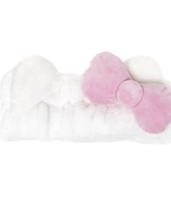 The Crème Shop X Sanrio Plush Spa Headband With Hello Kitty's Signature Bow (Pink) | Cruelty-Free & Vegan New Arrivals 6 The Crème Shop X Sanrio Plush Spa Headband With Hello Kitty's Signature Bow (Pink) | Cruelty-Free & Vegan New Arrivals