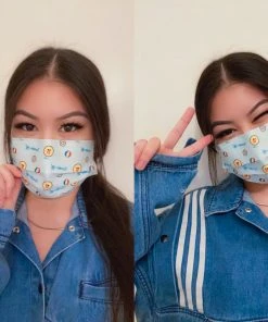 The Crème Shop X LINE FRIENDS LINE Friends Assorted 3-Ply Disposable Face Masks (Set Of 16) + 2 Reusable Pouches 17 The Crème Shop X LINE FRIENDS LINE Friends Assorted 3-Ply Disposable Face Masks (Set Of 16) + 2 Reusable Pouches