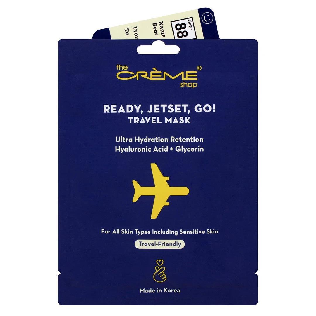 The Crème Shop New Arrivals Ready, Jetset, Go! Travel Mask 2 The Crème Shop New Arrivals Ready, Jetset, Go! Travel Mask