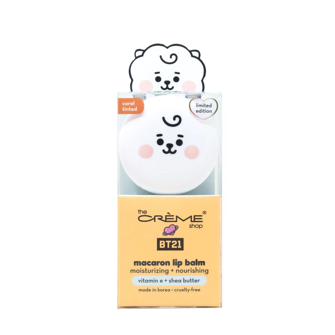 The Crème Shop X BT21 BABY RJ Macaron Lip Balm - Honeydew (Coral Tinted) 2 The Crème Shop X BT21 BABY RJ Macaron Lip Balm - Honeydew (Coral Tinted)