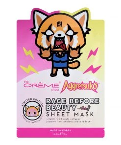 The Crème Shop X Sanrio Aggretsuko Rage Before Beauty Sheet Mask New Arrivals