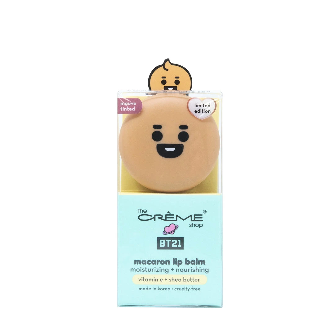 The Crème Shop X BT21 BABY New Arrivals SHOOKY Macaron Lip Balm - Brown Sugar Milk Tea (Mauve Tinted) 2 The Crème Shop X BT21 BABY New Arrivals SHOOKY Macaron Lip Balm - Brown Sugar Milk Tea (Mauve Tinted)