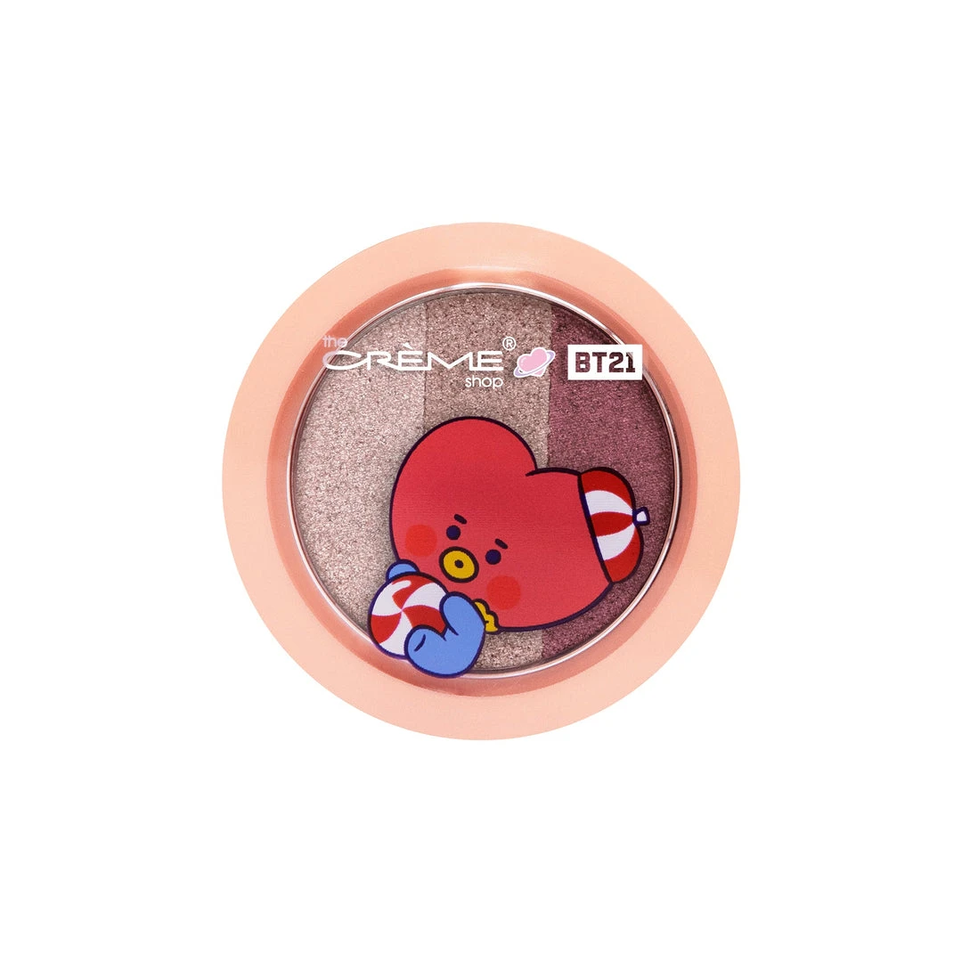 The Crème Shop X BT21 BABY TATA Ultra-Pigmented Eyeshadow Trio - Licorice Twist 4 The Crème Shop X BT21 BABY TATA Ultra-Pigmented Eyeshadow Trio - Licorice Twist