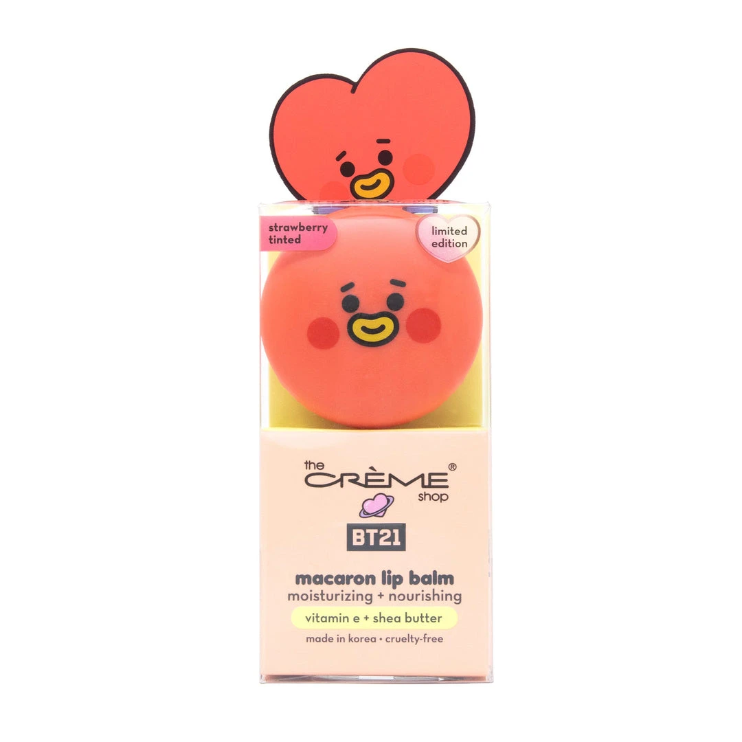 The Crème Shop X BT21 BABY TATA Macaron Lip Balm - Strawberry Milk (Strawberry Tinted) New Arrivals 2 The Crème Shop X BT21 BABY TATA Macaron Lip Balm - Strawberry Milk (Strawberry Tinted) New Arrivals