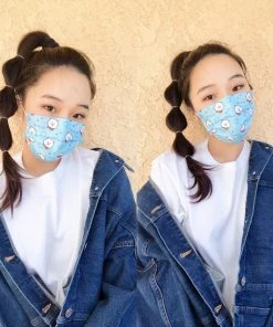 The Crème Shop X BT21 The Crème Shop | BT21: 3-Ply Disposable Protective Face Masks (Set Of 14) + 2 Reusable Pouches - Assorted Pastel New Arrivals